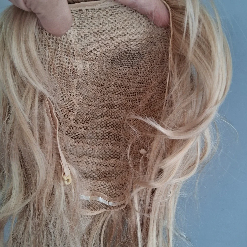 WIGS‎ Lot Of 3 With Bangs Blonde Redhead Brunette + Ponytail